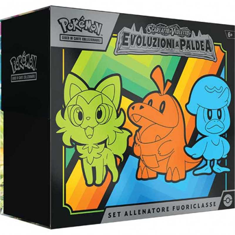 Pokemon Set Allenatore Fuoriclasse ETB Scarlatto e Violetto Evoluzioni a Paldea