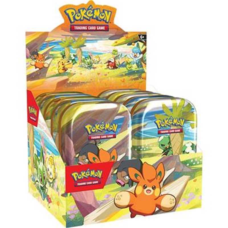 Display 10x Mini Tin Pokemon Paldea Friend (ENG)