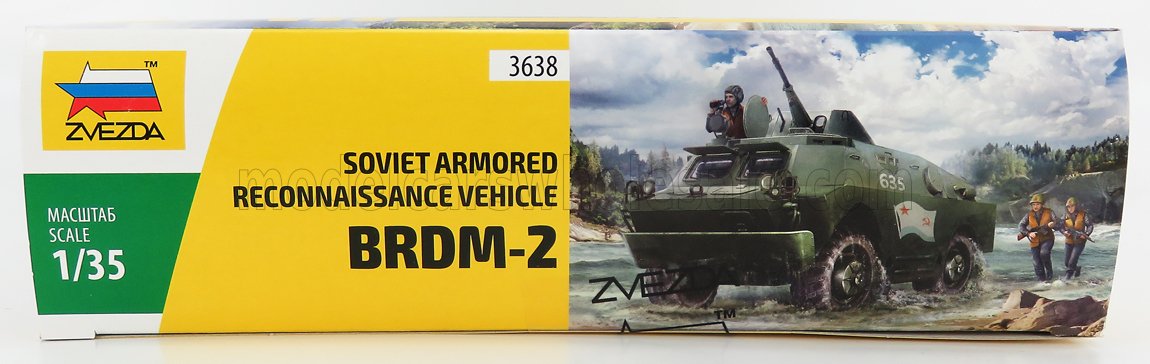 BRDM | TANK SOVIET ARMORED RECONNAISANCE VEHICLE BRDM-2 1999 | 1/35