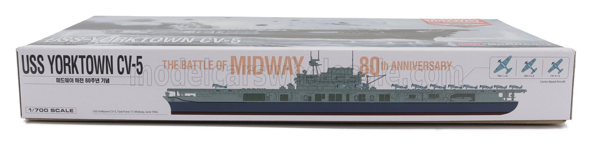 SHIP | USS YORKTOWN CV-5 BOAT PORTAEREI AIRCRAFT CARRIER THE BATTLE OF MIDWAY 1942 | /