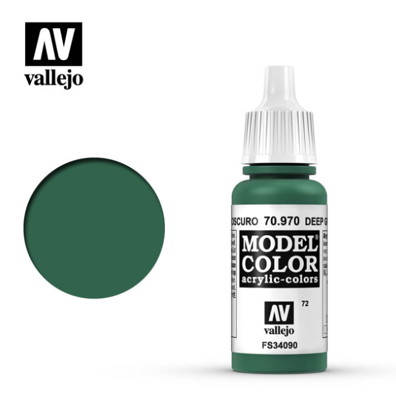 Vallejo 70970 Model Color - Deep Green 18 ml
