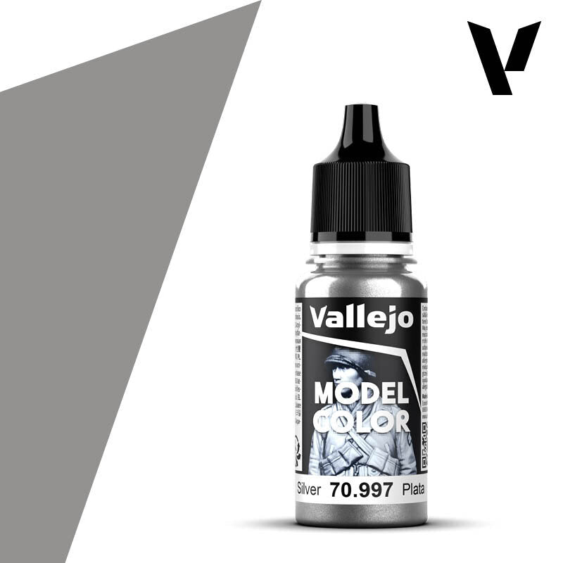 Vallejo 70997 Model Color - Silver 18 ml