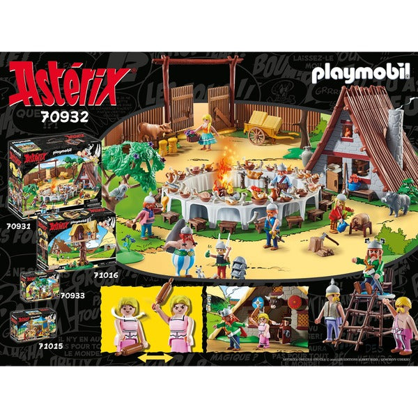 PLAYMOBIL 70932 Η καλύβα του Αστερίξ Majestix, παιχνίδι κατασκευής