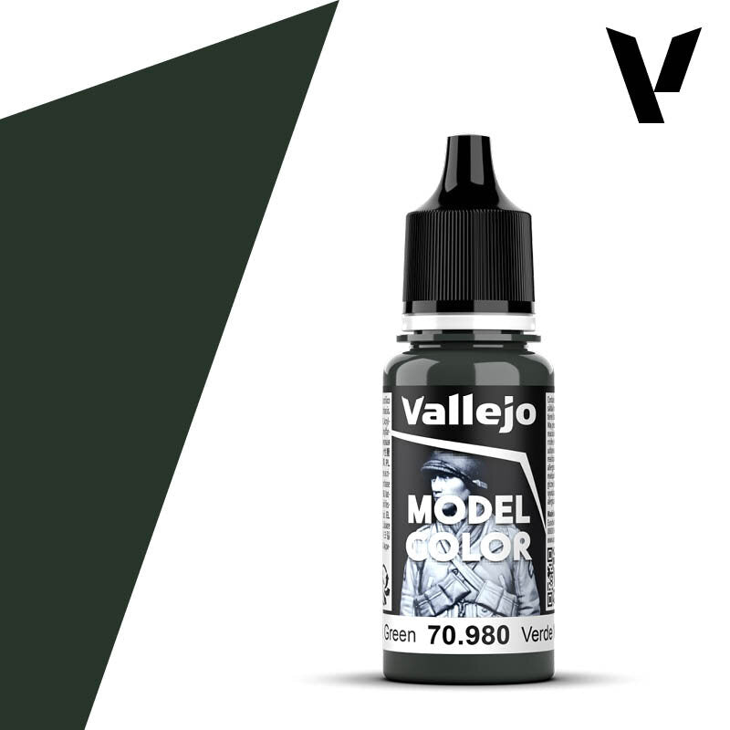 Vallejo 70980 Model Color - Black Green 18 ml