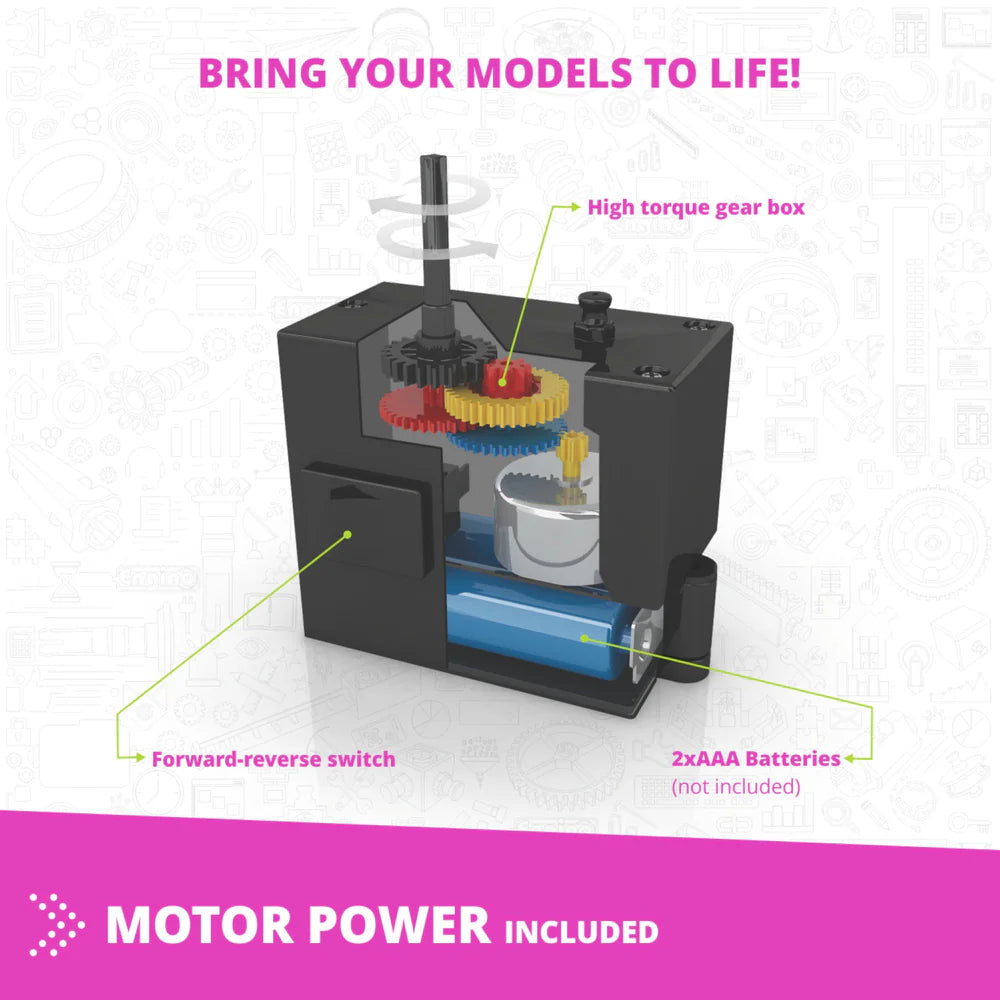 Engino Εκπαιδευτικό Παιχνίδι Creative Builder 30 Models Designer series Motorized