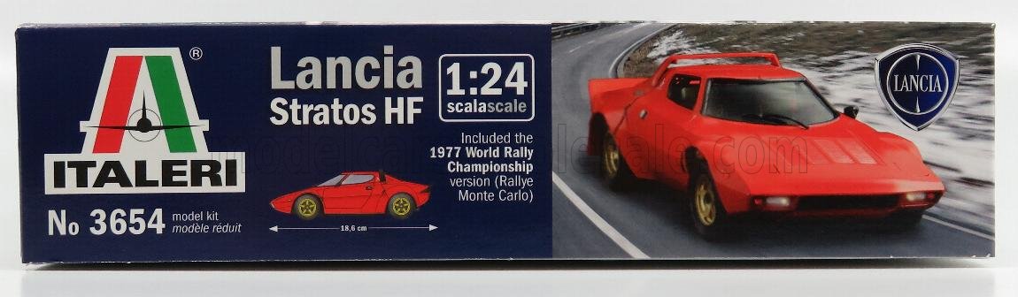 LANCIA | STRATOS HF ALITALIA N 1 WINNER RALLY MONTECARLO 1977 S.MUNARI - S.MAIGA + STRATOS HF STREET VERSION 1974 | /