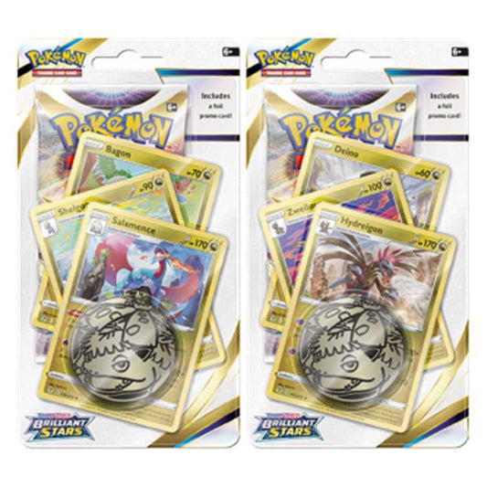 Pokemon Sword & Shield Brilliant Stars Premium Checklane Blister ENG