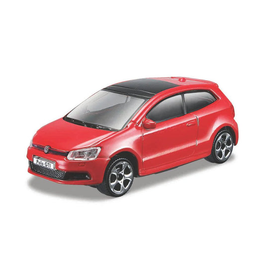 18-30233 Bburago Street Fire - Volkswagen Polo GTI Mark 5, YELLOW - Scala 1:43