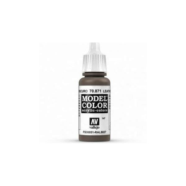 Vallejo Model Color - Leather Brown 70871