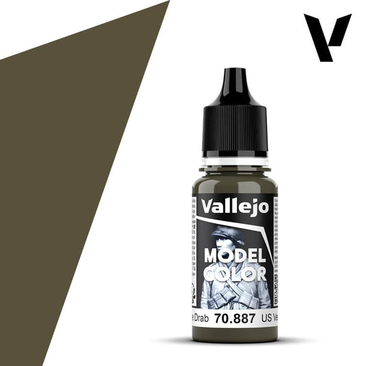 Vallejo 70887 Model Color - Us Olive Drab 18 ml