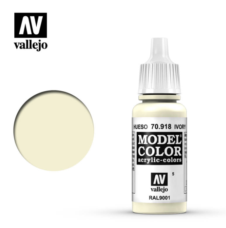 Vallejo 70918 Model Color - Ivory 18 ml