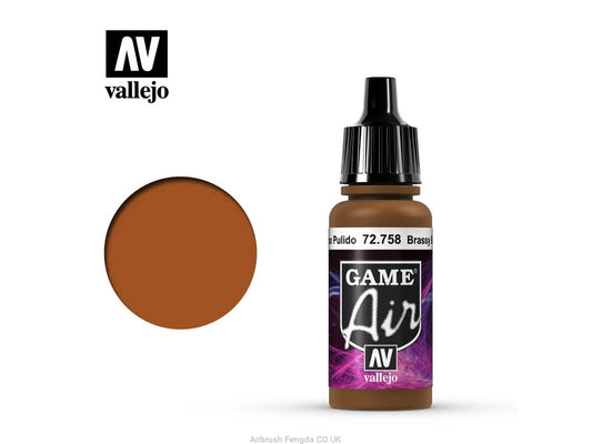 Game Air Acrylic Paint - Vallejo 17ml - Brassy Bra 72758