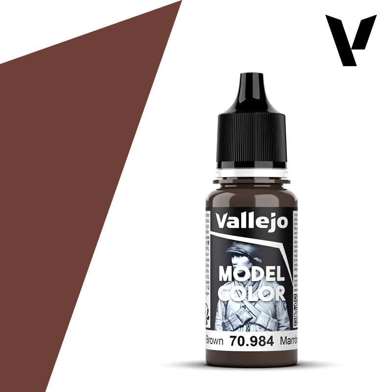 Vallejo 70984 Model Color - Flat Brown 18 ml