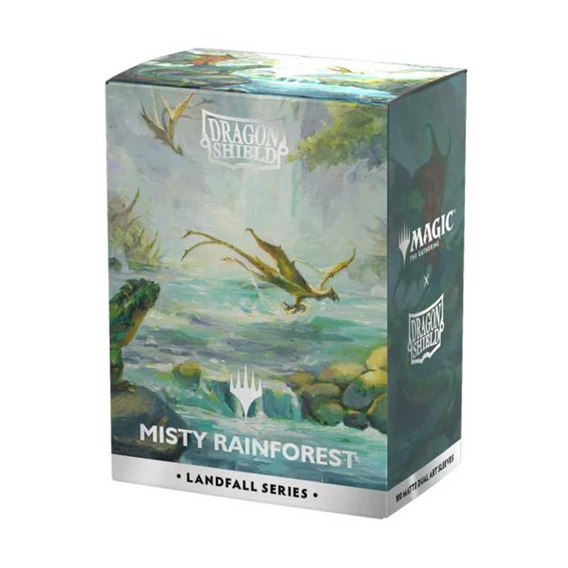 AT-16501 Dragon Shield Matte Landfall Series - Misty Rainforest (100 Bustine protettive)