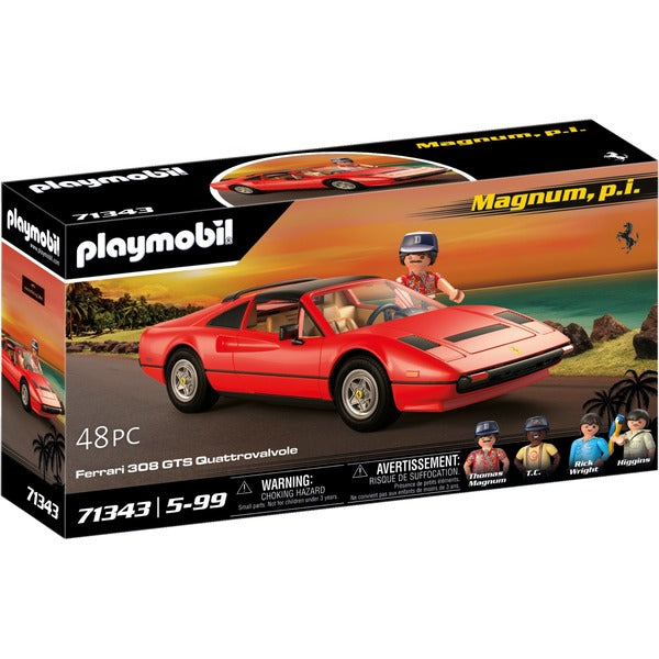 PLAYMOBIL 71343 Magnum, p.i. Ferrari 308 GTS Quattrovalve, παιχνίδι κατασκευής