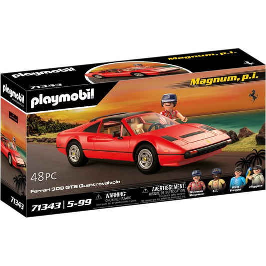 PLAYMOBIL 71343 Magnum, p.i. Ferrari 308 GTS Quattrovalve, παιχνίδι κατασκευής