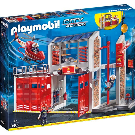 PLAYMOBIL 9462 City Action Μεγάλος Πυροσβεστικός Σταθμός, Παιχνίδι