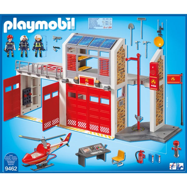 PLAYMOBIL 9462 City Action Μεγάλος Πυροσβεστικός Σταθμός, Παιχνίδι