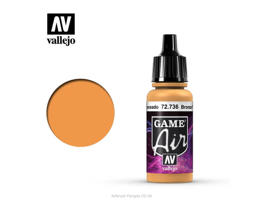 Game Air Acrylic Paint - Vallejo 17ml - Bronze Fleshtone VALL-72736