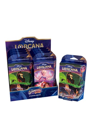 Disney Lorcana TCG Shimmering Skies Starter Decks Display) *English Edition*