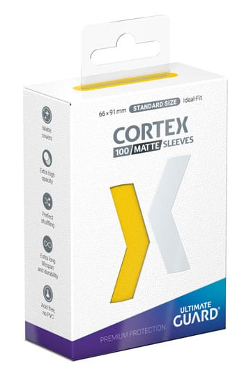 Ultimate Guard Cortex Card Sleeves Standard Size 100ct – Yellow