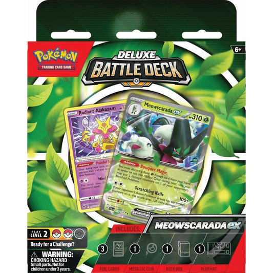 Pokemon TCG - Meowscarada Ex Deluxe Battle Deck