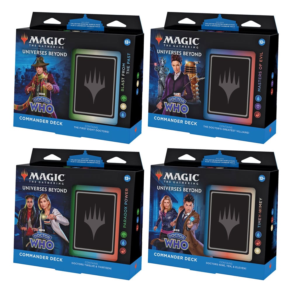 MTG - Doctor Who Commander Deck Display (4 Decks) - ENG
